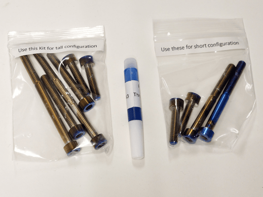 Surron Light Bee/Talaria Sting Bar Mount Titanium Bolt Kit By Warp 9 - sku - 45225832349974 eBike Super Shop