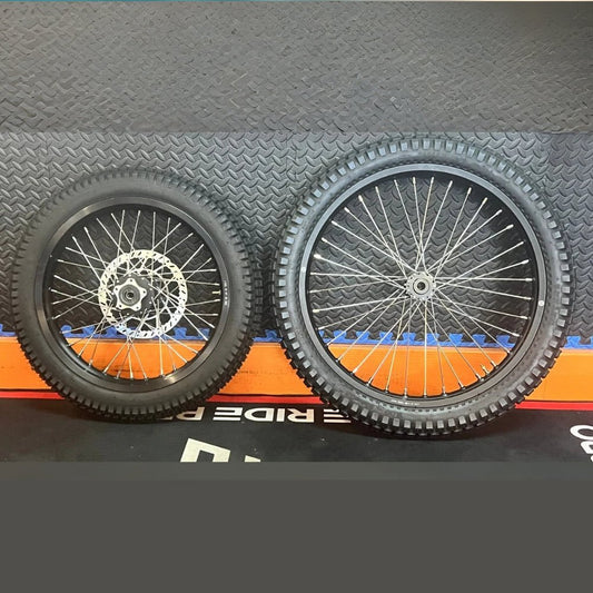 Talaria eMoto Wheel Set Shinko 241 Dual Sport 17"/21" Front & Rear Wheel & Tire Set for Moto Bikes *Does not include rotor or sprocket* - Talaria Wheel & Tire Set - EBIKE|2795 eBike Super Shop