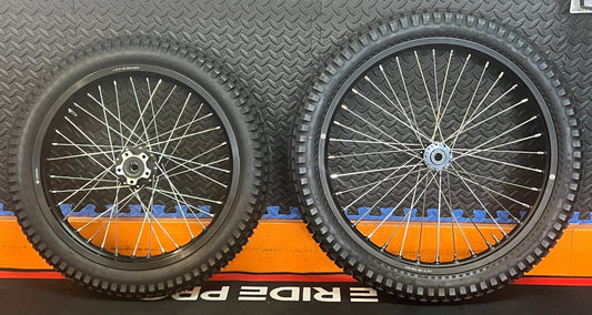 Talaria eMoto Wheel Set Shinko 241 Dual Sport 18"/21" Front & Rear Wheel & Tire Set for Moto Bikes *Does not include rotor or sprocket* - Talaria Wheel & Tire Set - EBIKE|2814 eBike Super Shop