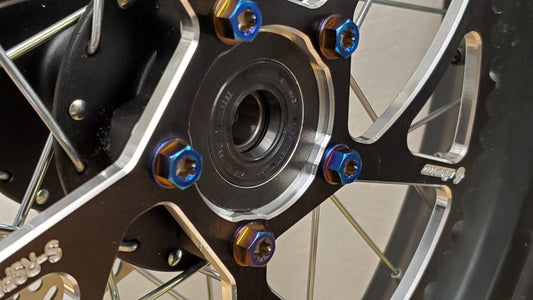 Titanium Sprocket Bolts by Warp 9 - sku - 44823276192022 eBike Super Shop