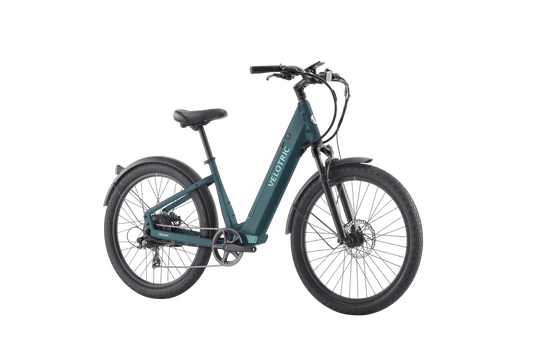 VELOTRIC Discover 1 Plus 500w Step Thru eBike 26x2.5 Urban Electric Urban eBike - Urban eBike - VELOT|URBAN|CYAN|0260 eBike Super Shop