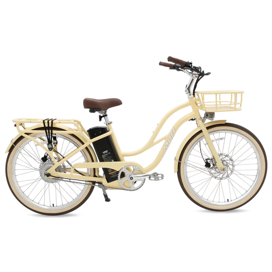 eBike Murf Gigi 2.0 in Sunglow color, side view, product image for pre-order available mid May 2026