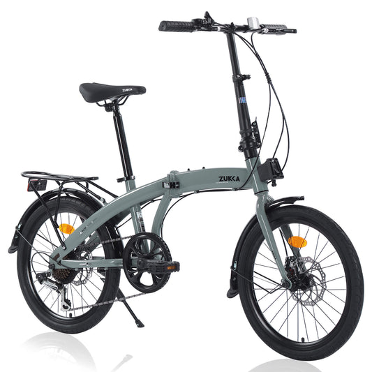 Zukka Crossroll Folding Bike - 20" - Bicycle - W1019P195386 eBike Super Shop