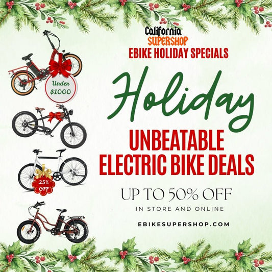 eBike Super Shop Holiday Electric Bike Deals - Save Big on Top Models - eBike Super Shop