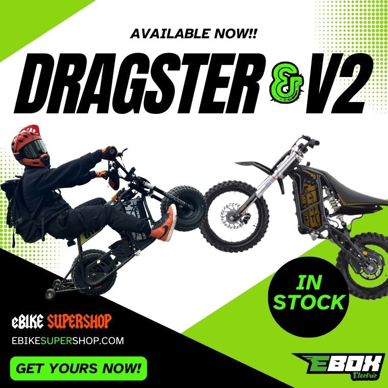Ebox Dragster and Ebox V2: Electric Pit Bike Powerhouses at the Best Price - eBike Super Shop