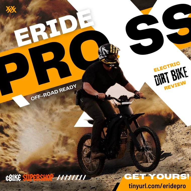 Electric Dirt Bike Review: Unleashing the Power of the ERIDE PRO SS - eBike Super Shop