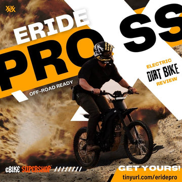 Electric Dirt Bike Review: Unleashing the Power of the ERIDE PRO SS - eBike Super Shop