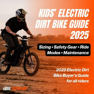 Electric Dirt Bikes for Kids: Sizing & Safety (2025) - eBike Super Shop