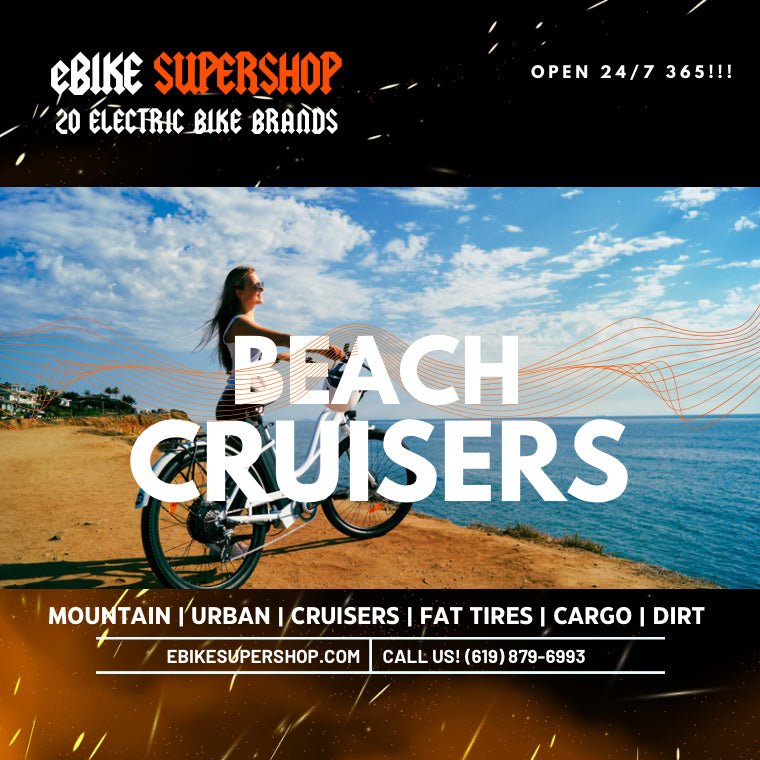 Riding in Style: Discover the Best Electric Beach Cruiser eBikes for Your Next Adventure - eBike Super Shop