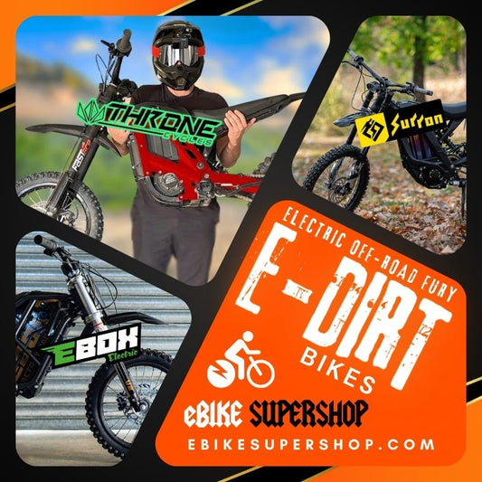 The Ultimate Guide to the Best Electric Dirt Bikes of 2024: Power, Performance, and Sustainability - eBike Super Shop