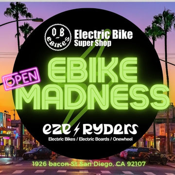 Unveiling the Ultimate eBike Haven: OB Bikes and EZE Ryders Mega Alliance in San Diego - eBike Super Shop