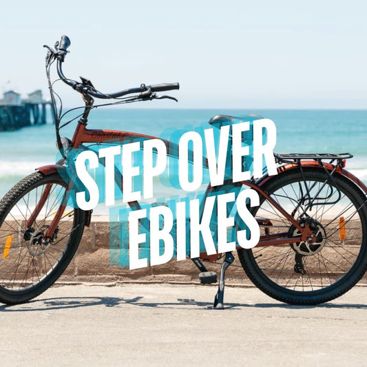 Electric Step-Over Beach Cruiser eBikes - eBike Super Shop