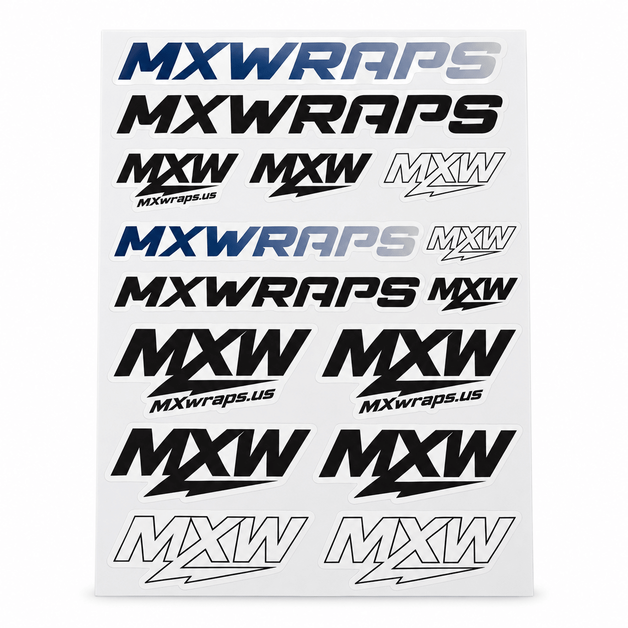 E-Moto Sticker Sheet - eBike Super Shop