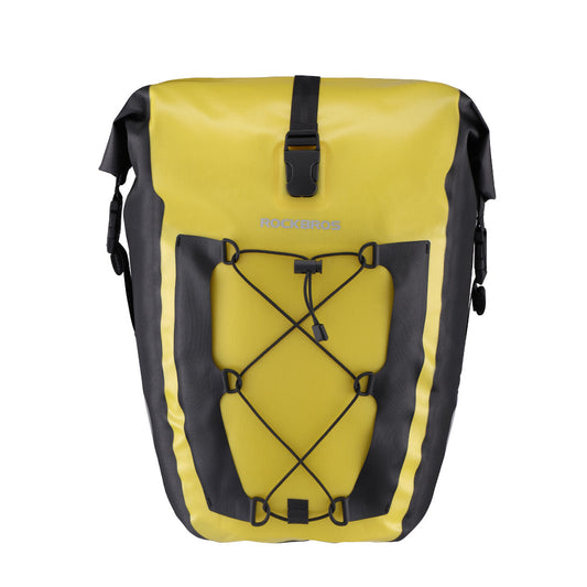 Ultra Large Capacity Bicycle Saddlebag in Black or Yellow