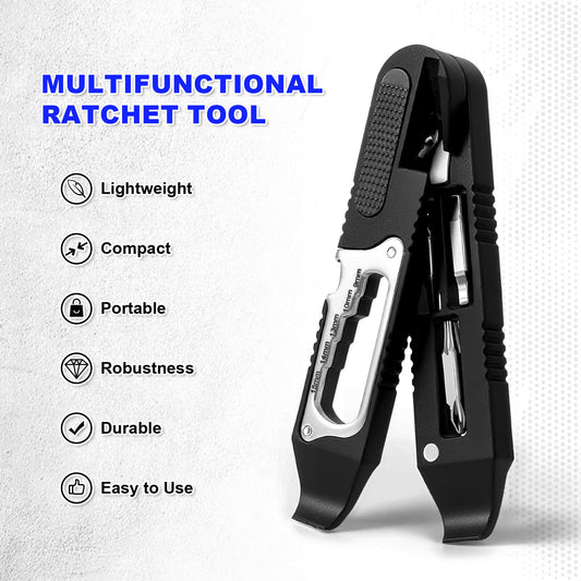 14 IN 1 Bike Tire Repair Kit - Wrench/Lever/Screwdriver/Corkscrew/File Blade - Bicycle Parts - SHP-BTOOL3 eBike Super Shop