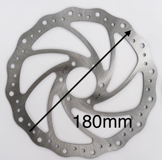 180mm Thin style Rotor for Stock Razor Wheels - Razor Accessories - 180mmrotor1.8 eBike Super Shop