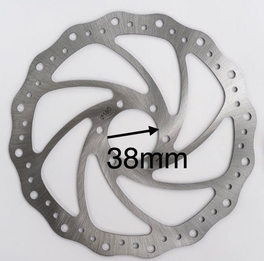 180mm Thin style Rotor for Stock Razor Wheels - Razor Accessories - 180mmrotor1.8 eBike Super Shop