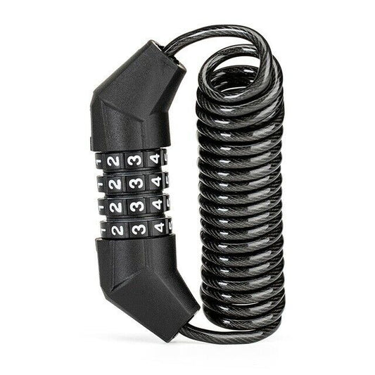 ROCKBROS 1.5m Mini Bicycle Cable Lock - Anti-theft, Password Security