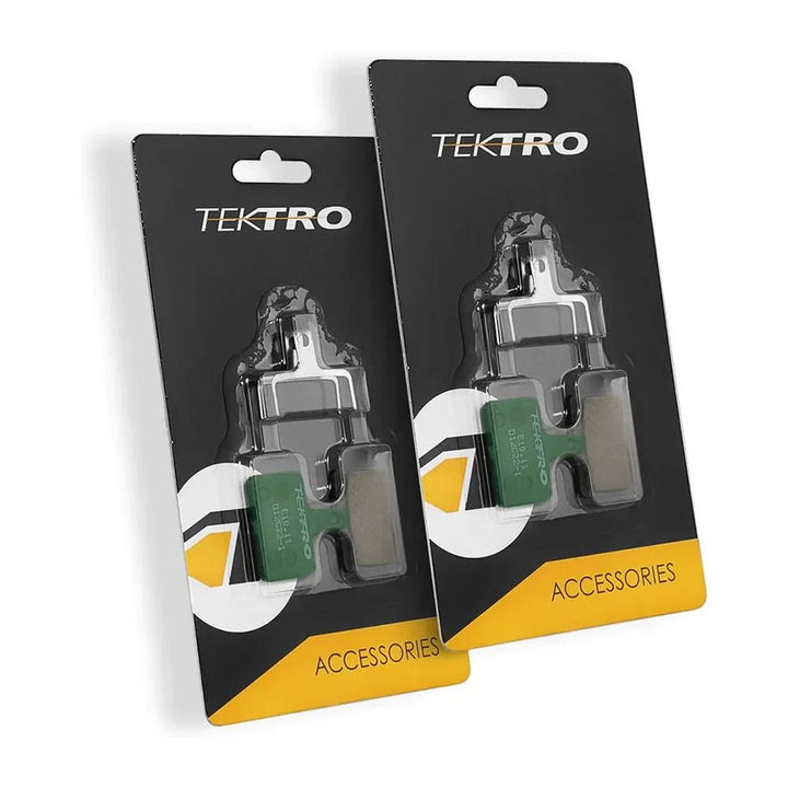 Pastiglie Freno Tektro E10.11 Per MTB - Verdi, Metallic - Adatte Per Freni A Disco Shimano