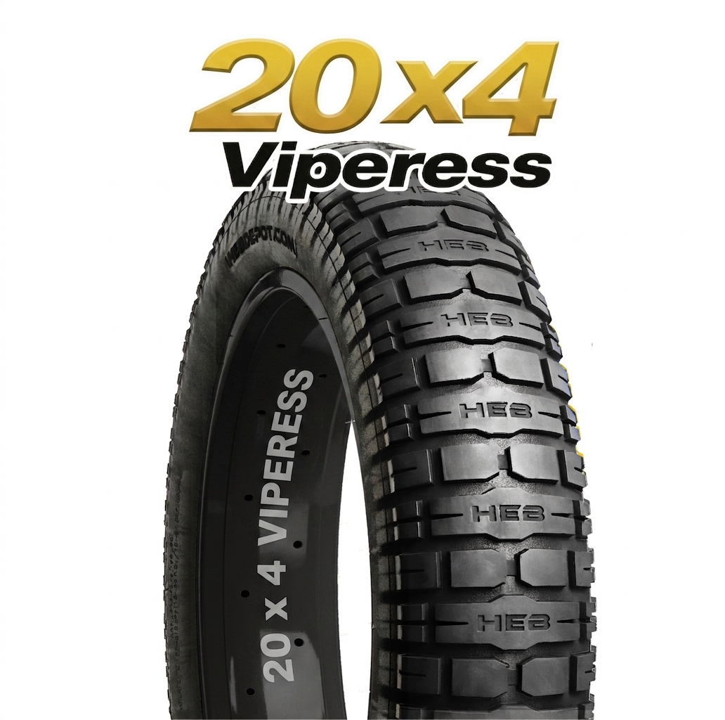 HEB VIPERESS Fat Tire 20x4 (Includes 1 TireOnly) | eBike Super Shop