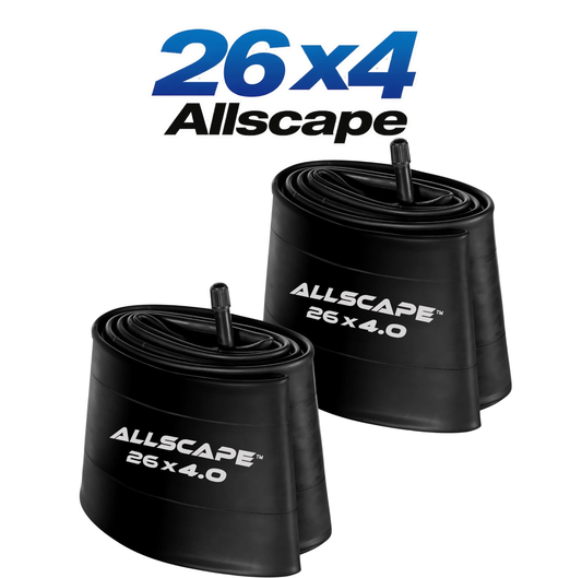 HEB Allscape 26x4" Tubes- Heavy Duty Bike Tube for Ebike Tires - Puncture Resistant Inner Tube for 26x4