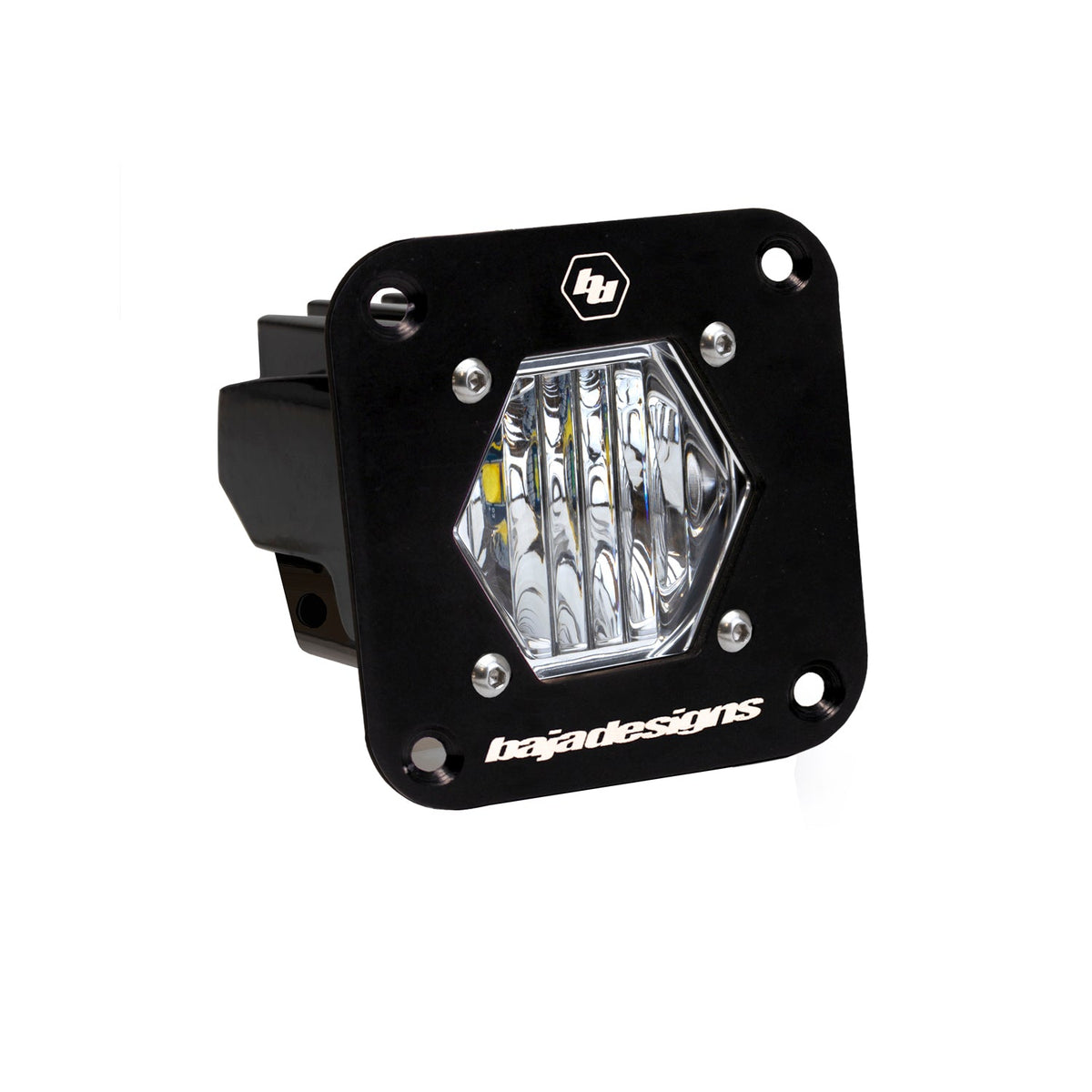 S1 Black Flush Mount LED Auxiliary Light Pod - Universal Baja Designs