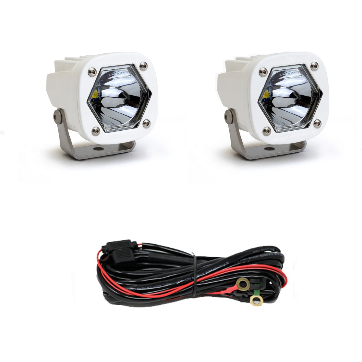 S1 White LED Auxiliary Light Pod Pair - Universal Baja Designs (Alt 2)