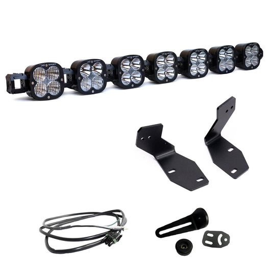 7XL Pro Linkable Led Light Bar Bumper Kit for Ford F-250/350 Super Duty 2023-2026 (Light Pattern Multi-Pattern Color Clear Wiring Type Upfitter) Baja Designs