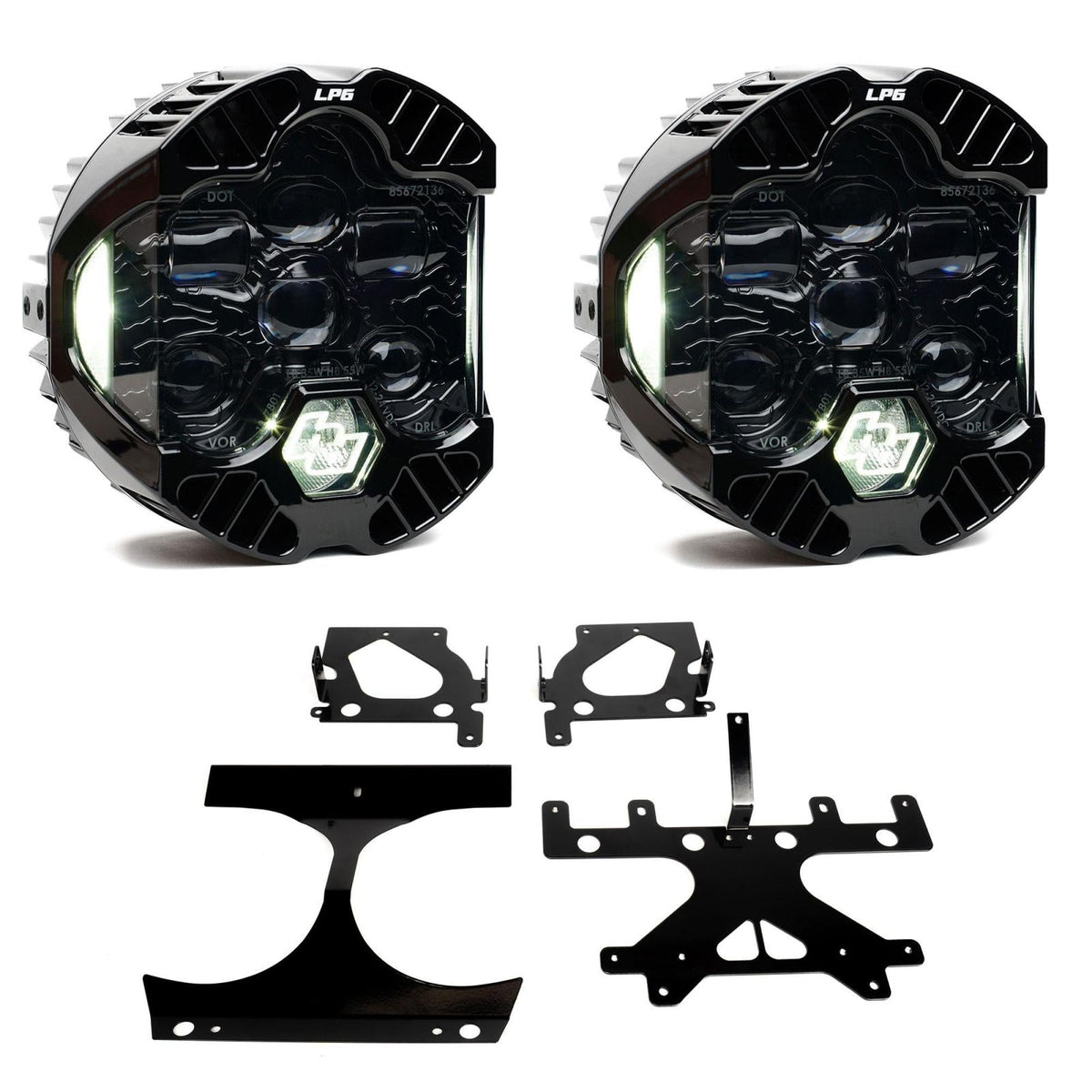 LP6 White LED Auxiliary Light Pod Kit - Universal Baja Designs (Alt 1)