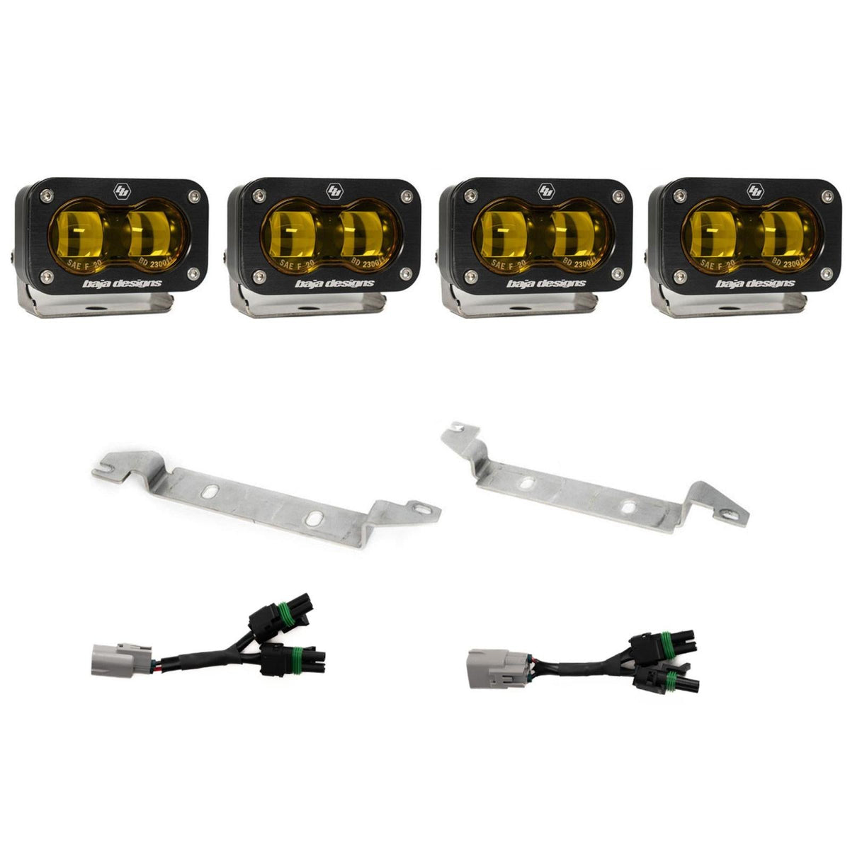 S2 SAE OEM Fog Light Replacement Kit 2024-On Toyota Tacoma TRD Pro/Trailhunter Baja Designs