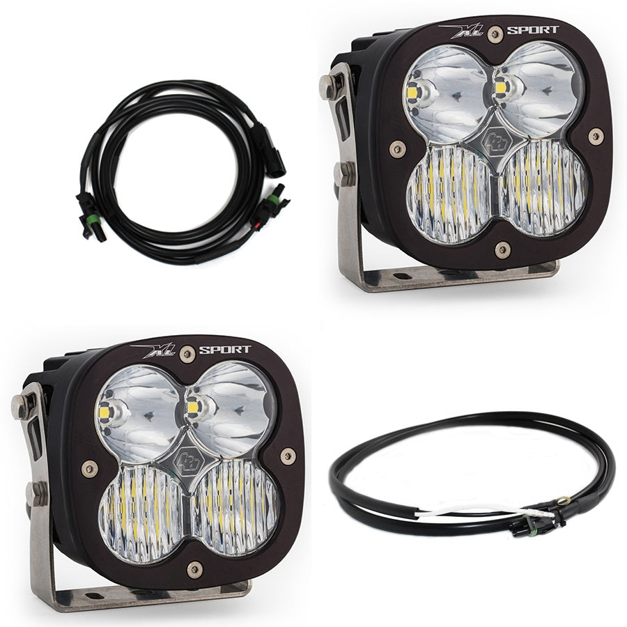 Jeep JL/JT Rubicon Steel Bumper LED Light Kit XL Sport Baja Designs