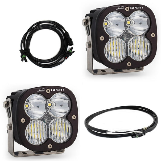 Jeep JL/JT Rubicon Steel Bumper LED Light Kit XL Sport Baja Designs