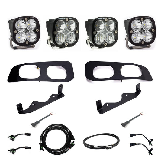 Ford Super Duty 2023-On Dual Unlimited Fog Pocket Upfitter Kit Baja Designs