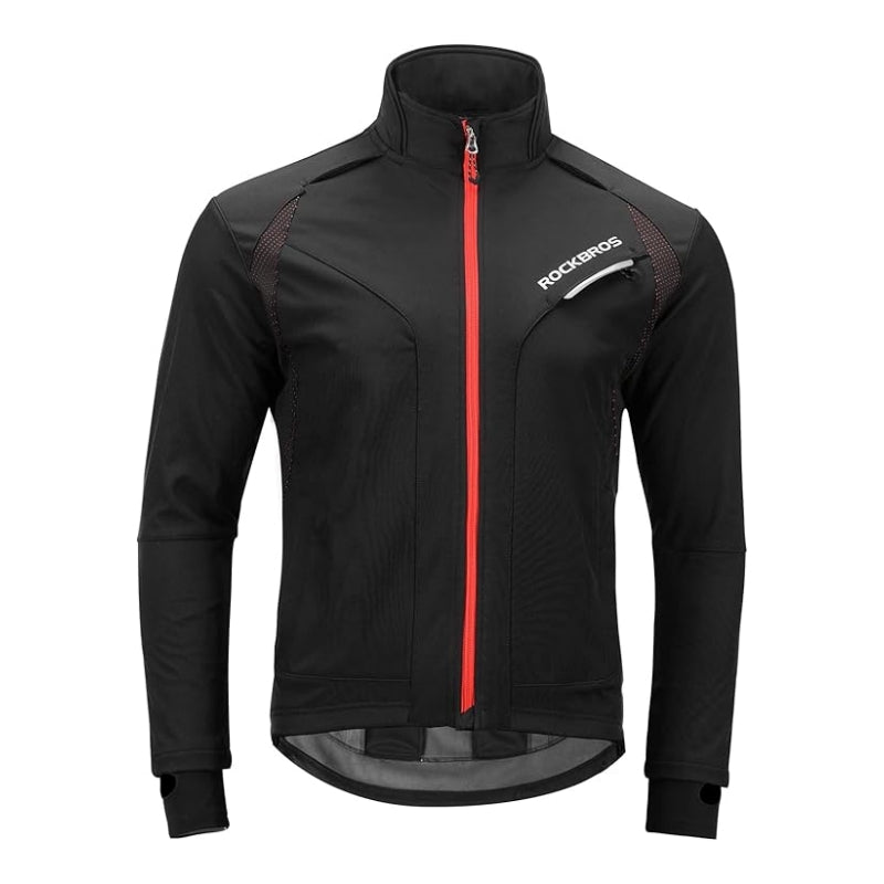 ROCKBROS Cycling Jackets Thermal Windproof Jacket for Men Cold Weather
