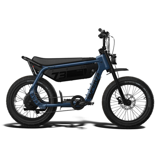 Super73 M1D electric bike in Slate, side view