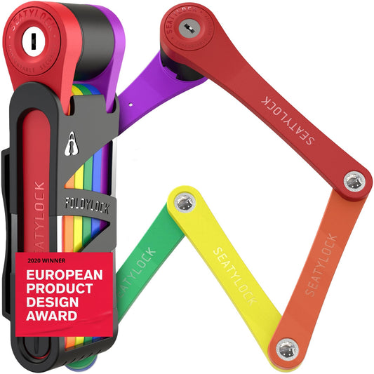 Foldylock Compact Pride - Seatylock’s All-Time Bestseller Folding Bike Lock