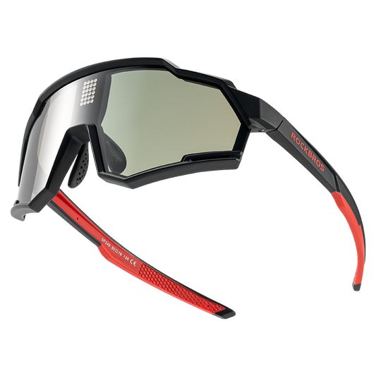 ROCKBROS Cycling Photochromic Glasses Electronic Color Changing SunGlasses Clear