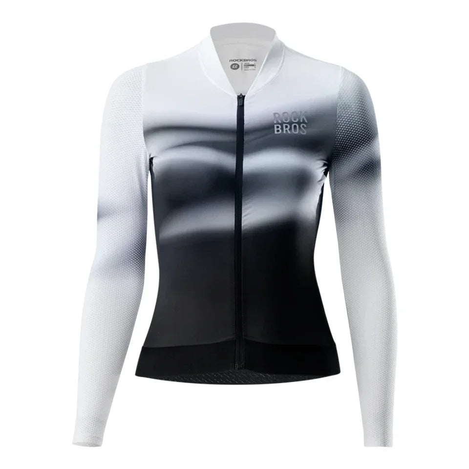 ROCKBROS Mondi Lightweight Gradient Women's Long Sleeve Cycling Jersey