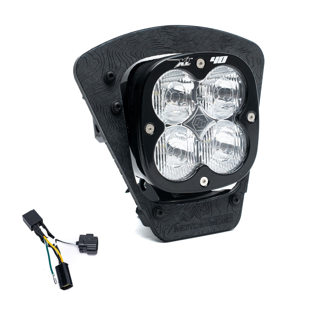 2024-On GasGas XL40 LED Headlight Kit w Hi-Low Harness Baja Designs