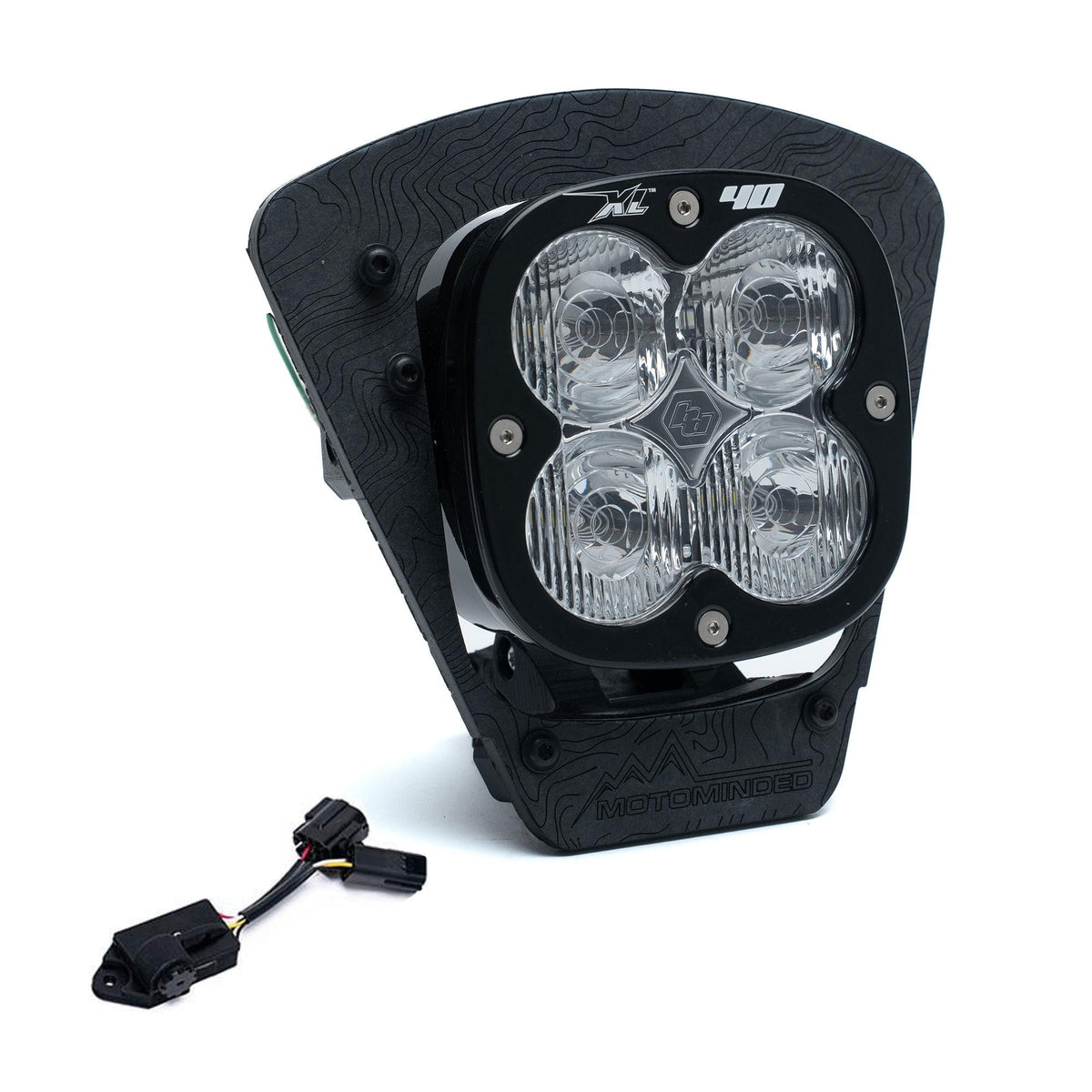 2024-On GasGas XL40 LED Headlight Kit w Dimmer Baja Designs