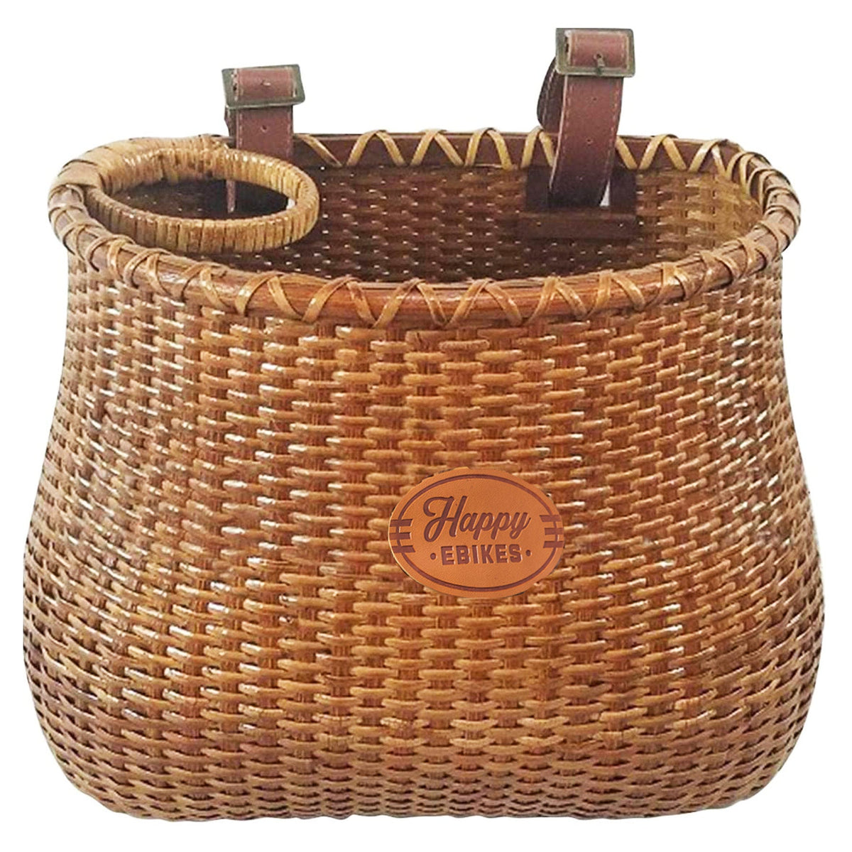 Nantucket Style Front Wicker Bike Basket