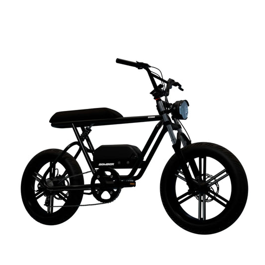 SUPERHUMAN Bomber 750 w Moto Ebike 20x4.5 Fat Electric e-Moto Style eBike