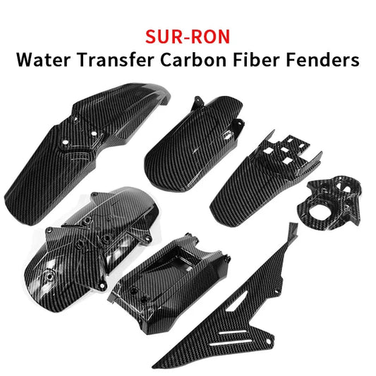 Carbon Fiber GLOSS Sur-Ron Plastics