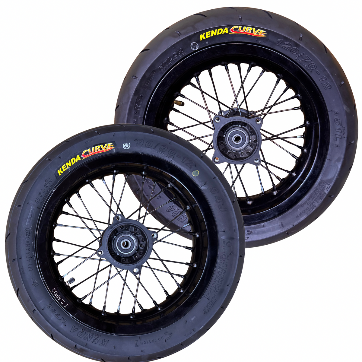 Razor MX or SX 12 Inch Supermoto Wheel Kit