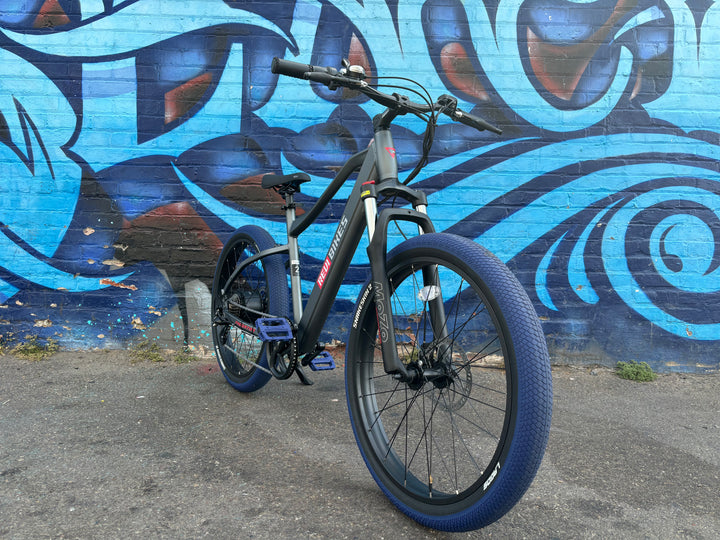 custom urban bike Custom Blue Midnight 750 w Electric Urban eBike 26x2.1 Urban tire electric bike