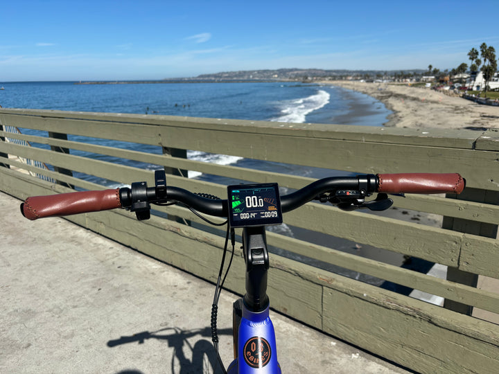 monday electric bicycle Custom Blue Monday 500 w Electric e-Moto Style eBike 27.5x2.2 Urban ti
