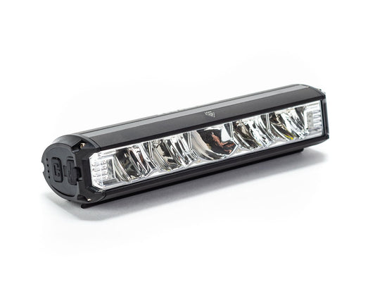 Front view of Ebox and Dragster Dawn headlight accessory for Ebox e-bike, available January 2025 at Super Shop, product code 851731.