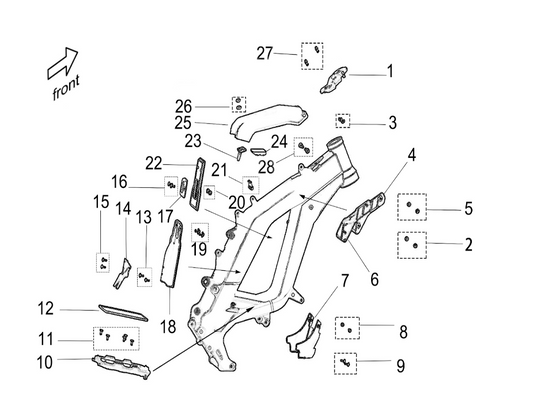 Surron Light Bee Battery Lid Latch