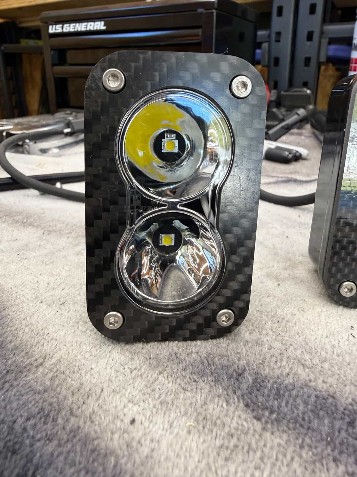 Baja Designs S2 Carbon Fiber Replacement Bezel - sku-50908811002134 eBike Super Shop