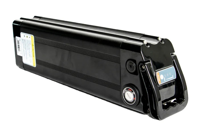 52V 17.5AH Silverfish battery with black and silver casing, shown from a side angle on a white background